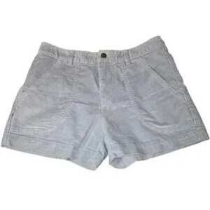 Patagonia Womens Organic Cotton Corduroy Stand Up Shorts Light Blue Size 4